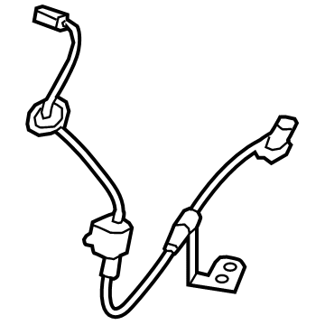 Hyundai 58950-K2000 Cable Assembly-ABS.EXT,LH