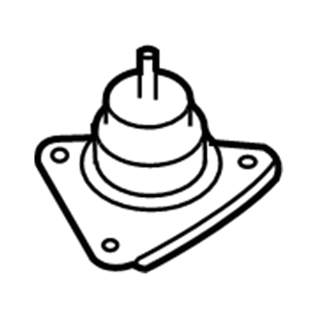 21810-0Q000 Genuine Hyundai Engine Mounting Bracket Assembly