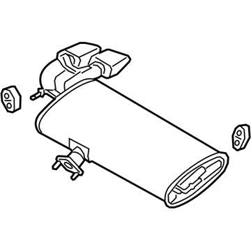 Hyundai Exhaust Pipe - 28710-D3481