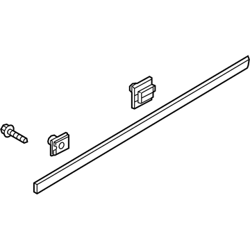 Right Genuine Hyundai 87722-25700 Door Waistline Molding Assembly Front Right Genuine Hyundai 87722-25700 Door Waistline Molding Assembly Front