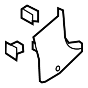 Genuine Hyundai 85824-2H000-9Y Cowl Trim Assembly Genuine Hyundai 85824-2H000-9Y Cowl Trim Assembly