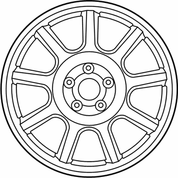 Hyundai Genesis Spare Wheel - 52910-2M902