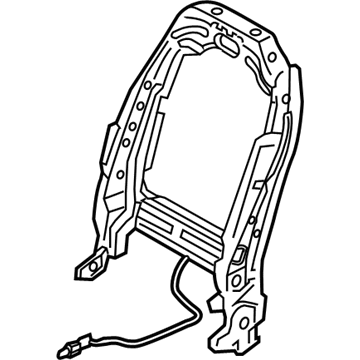 Hyundai 88310-G2011 Frame Assembly-Front Seat Back LH