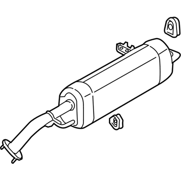 Hyundai Exhaust Pipe - 28710-F3400