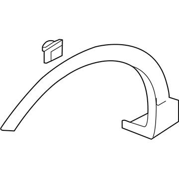 Left Front Genuine Hyundai 87711-4J000-6C Door Waistline Molding Assembly Left Front Genuine Hyundai 87711-4J000-6C Door Waistline Molding Assembly