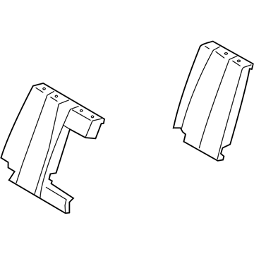 Hyundai 89360-2H550-AAN Rear Left-Hand Seat Back Covering Assembly