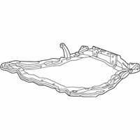 Hyundai 62405-39001 CROSSMEMBER COMPLETE