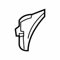 Genuine Hyundai 83830-2S000 Door Delta Molding Assembly Genuine Hyundai 83830-2S000 Door Delta Molding Assembly