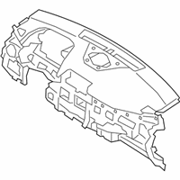 Hyundai 84710-J9000-TRY CRASH PAD ASSEMBLY-MAIN