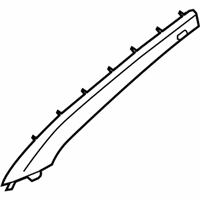 Hyundai 85820-3Y000-YDA TRIM ASSEMBLY-FRONT PILLAR RH