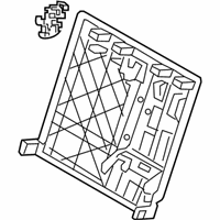 Hyundai 89410-G2000-T9Y FRAME & LOCK ASSEMBLY-REAR SEAT BACK