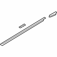 Hyundai 82210-3K000 WEATHERSTRIP-FRONT DOOR BELT OUTSIDE,LH