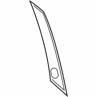 Hyundai 83260-3J000 GARNISH ASSEMBLY-REAR DOOR FRONT FRAME,RH