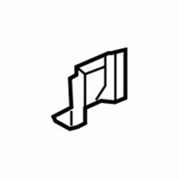 Hyundai 65576-G2000 EXTENSION-REAR FLOOR SIDE,LH