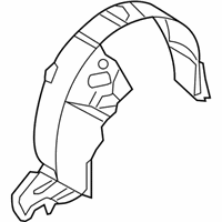 Hyundai 86812-0A800 GUARD ASSEMBLY-FRONT WHEEL,RH