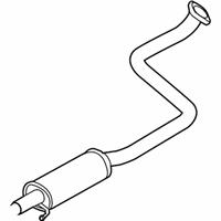 Hyundai 28650-F2500 MUFFLER ASSEMBLY-CENTER