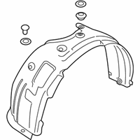Hyundai 86811-J9000 GUARD ASSEMBLY-FRONT WHEEL,LH