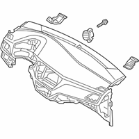 Hyundai 84710-J0AG0-TRY CRASH PAD ASSEMBLY-MAIN
