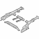 Hyundai 65700-D3000 Member Assembly-Rear Floor Under