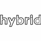 Hyundai 86330-E6500 Hybrid Emblem