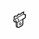 Hyundai 82413-1Y000 Holder-Door Glass