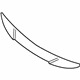 Hyundai 86354-3S100 Piece-Radiator Grille