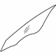 Hyundai 82421-3X010 Glass-Front Door Window,RH