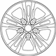 Hyundai 52910-F2200 16 Inch Wheel