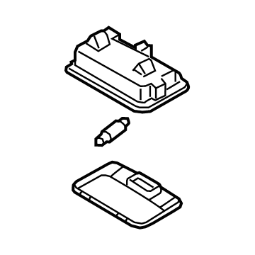 Hyundai 92850-C5000-YGE Room Lamp Assembly