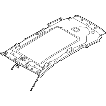 Hyundai 85410-CL030-YYU Headlining Assembly