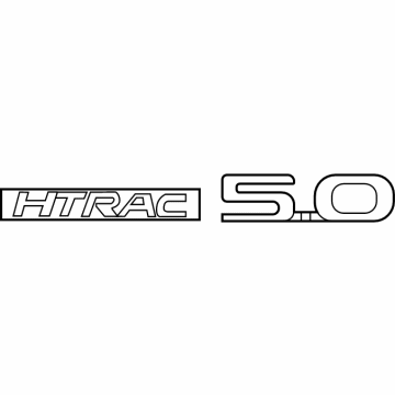 Hyundai 86312-D2710 Emblem-5.0 HTRAC