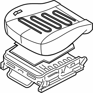 Hyundai 88100-4J260-KS6 Cushion Assembly-Front Seat,LH