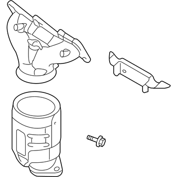 Hyundai 28510-3C480 Exhaust Manifold Catalytic Assembly, Right