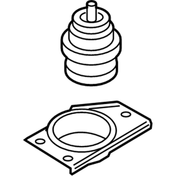 2007 Hyundai Accent Engine Mount - 21810-1E000