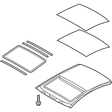 Hyundai Sonata Hybrid Sunroof - 81610-3S010