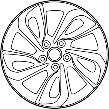 2015 Hyundai Tucson Spare Wheel - 52910-D3210