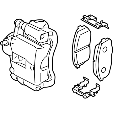 2018 Hyundai Kona Brake Caliper - 58110-J9150