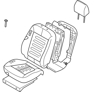 Hyundai 88020-0W041-J9Y Seat Assembly-Passenger