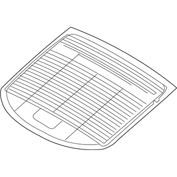 Hyundai 87110-2M010 Glass Assembly-Rear Window