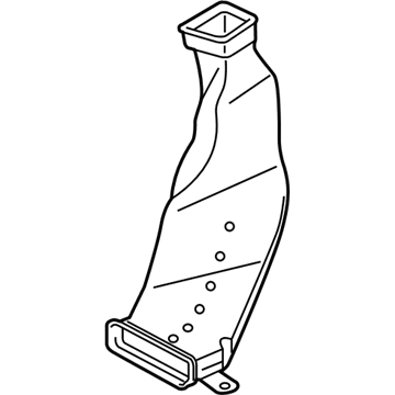 Hyundai 97370-S2000 Duct-Rear Heating,RH