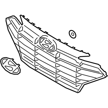 Hyundai 86350-F3510 Radiator Grille Assembly