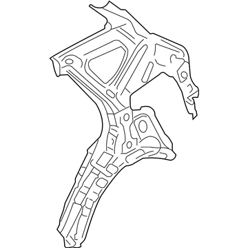 Hyundai 71602-S2000 Panel Assembly-Quarter Inner,RH