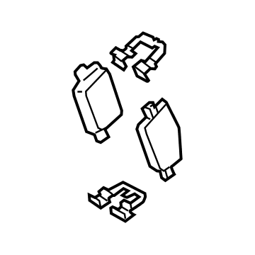 Hyundai 58302-J6A00 Pad Kit-Rear Disc Brake