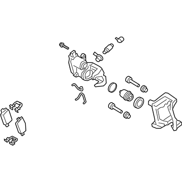 2020 Hyundai Genesis G90 Brake Caliper Bracket - 58230-D2710