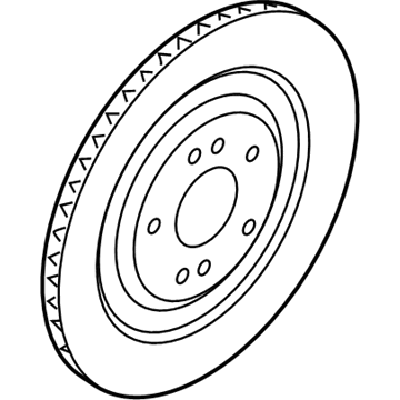 2021 Hyundai Genesis G90 Brake Disc - 58411-J6000