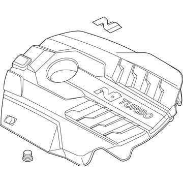 2020 Hyundai Veloster N Engine Cover - 29240-2GTB0