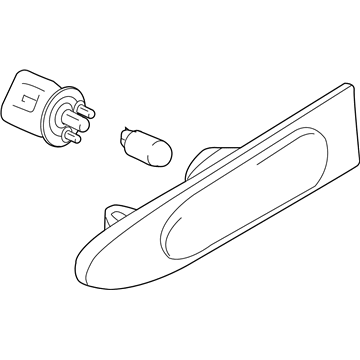 2007 Hyundai Accent Side Marker Light - 92304-1E000