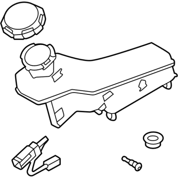 2021 Hyundai Santa Fe Hybrid Brake Master Cylinder Reservoir - 58511-P4000