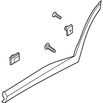 Hyundai 87732-S8200 GARNISH Assembly-RR Dr Side,RH