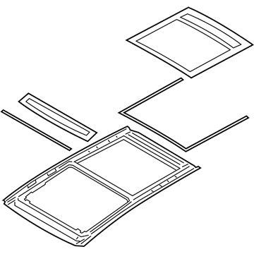 Hyundai Santa Fe Sunroof - 81610-S1000